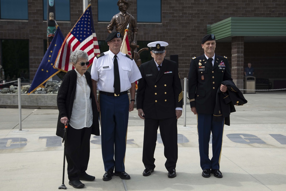 Sgt. Major Andrew Kennedy promotion ceremony