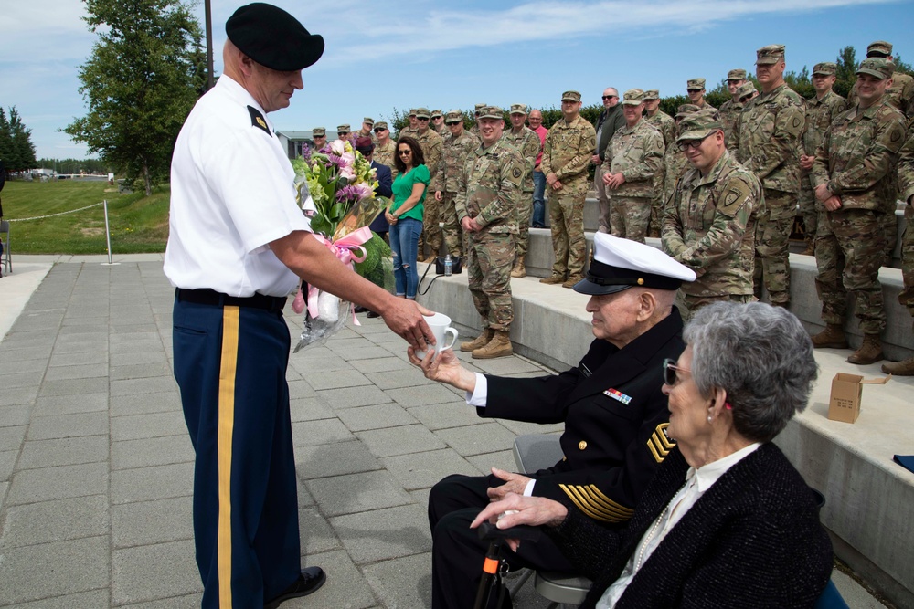 Sgt. Major Andrew Kennedy promotion ceremony