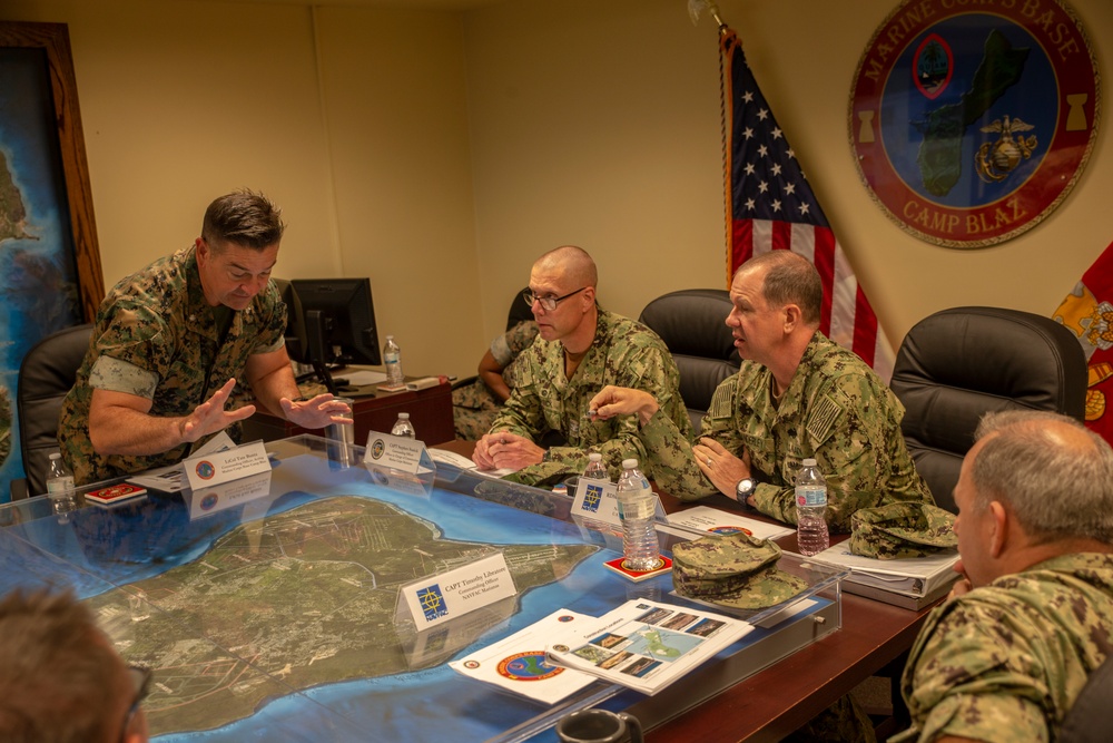 Naval Facilities Engineering Systems Command Pacific leaders visit Marine Corps Base Camp Blaz