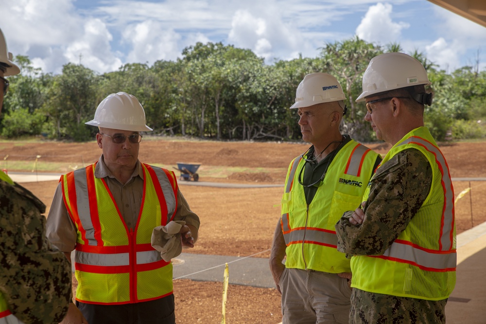 Naval Facilities Engineering Systems Command Pacific leaders visit Marine Corps Base Camp Blaz