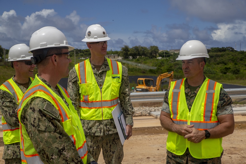 Naval Facilities Engineering Systems Command Pacific leaders visit Marine Corps Base Camp Blaz