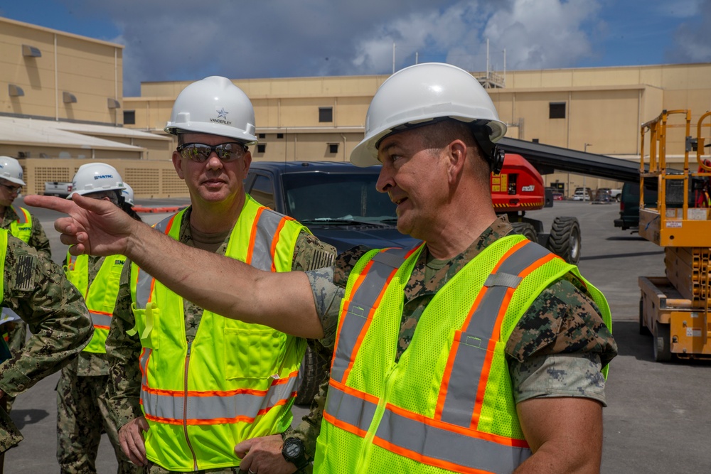 Naval Facilities Engineering Systems Command Pacific leaders visit Marine Corps Base Camp Blaz