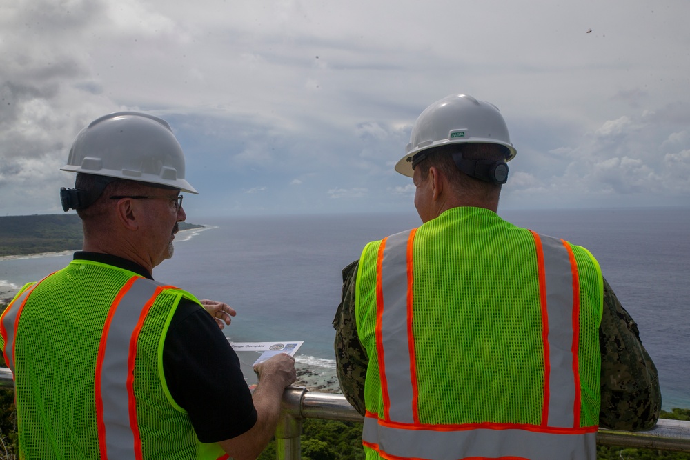 Naval Facilities Engineering Systems Command Pacific leaders visit Marine Corps Base Camp Blaz