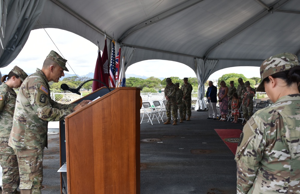 The Public Health Activity - Hawai’i Change of Command ceremony June 24, 2021