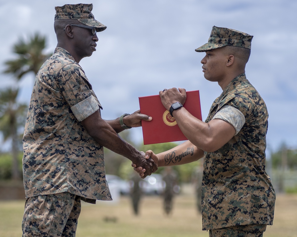 LCpl. Byrd Navy and Marine Corps Medal Awards Ceremony