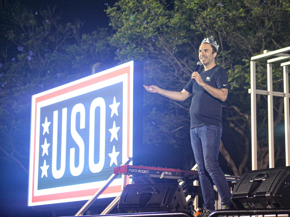 Naval Base San Diego Hosts USO Summer Tour