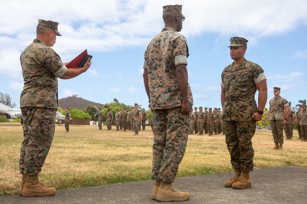 Lance Cpl. Byrd Navy and Marine Corps Medal Award Ceremony