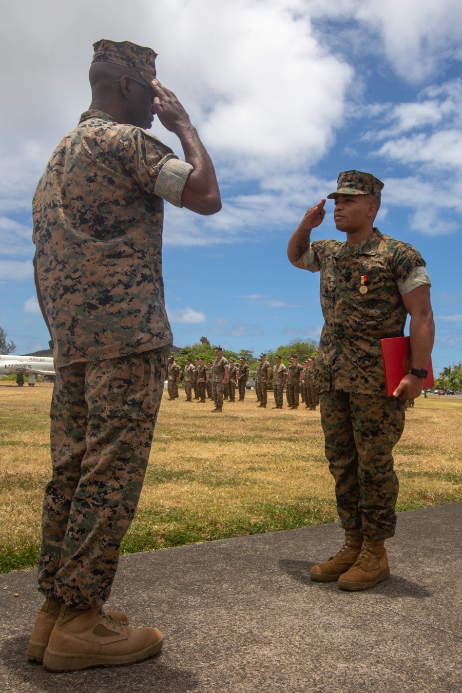 Lance Cpl. Byrd Navy and Marine Corps Medal Award Ceremony