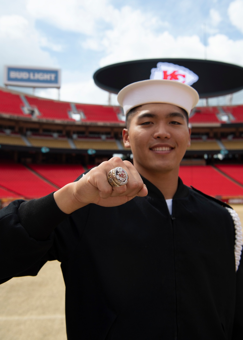 Sailors Tour Arrowhead Stadium During Kansas City Navy Week 2021