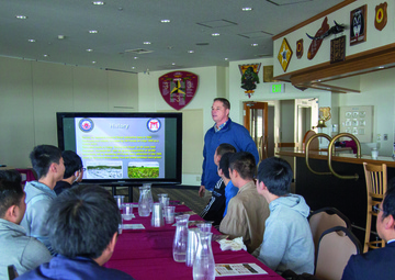Seeing is believing: Japanese High School students from mainland visit Camp Schwab on a school trip / 百聞は一見にしかず - 本土高校生、修学旅行でキャンプ・シュワブを視察