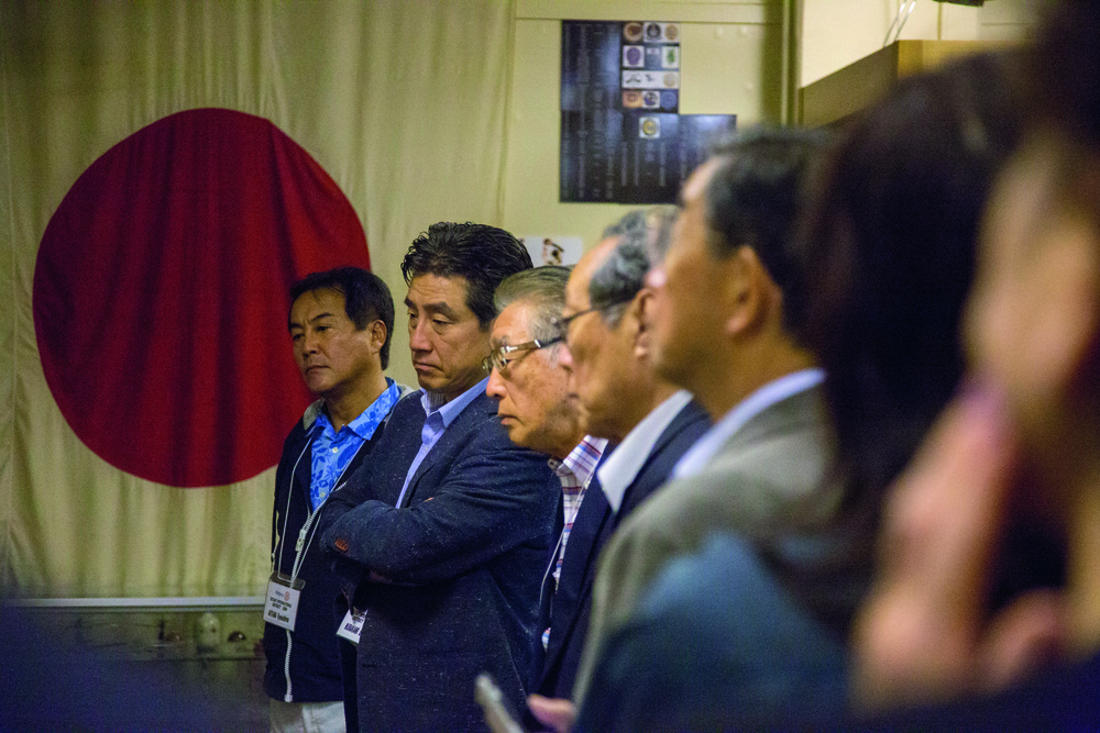 Rotarians see “both sides of shield” at Kinser Battle of Okinawa Historical Display