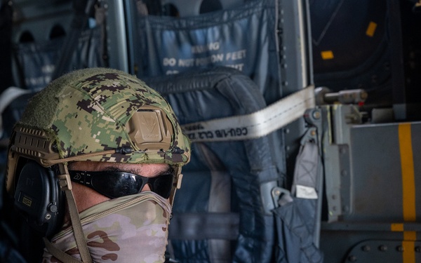 U.S. Special Operations forces conduct a military free fall training during exercise Sea Breeze 21.