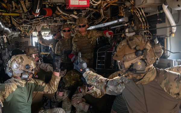 Multinational Special Operations Forces conduct fast-rope insertion and extraction training during exercise Sea Breeze 21.