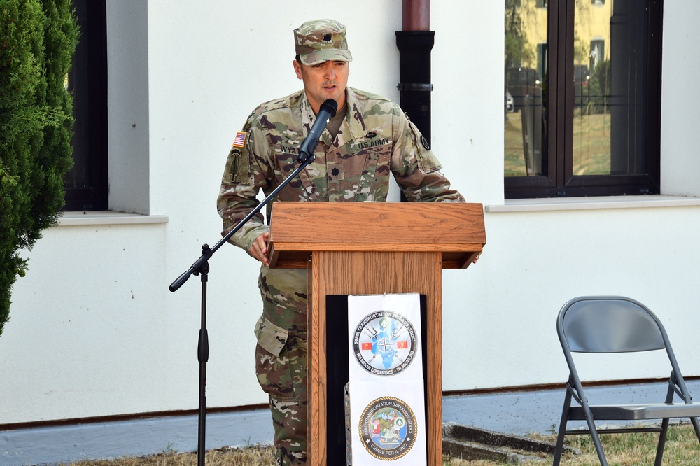 839th Transportation Battalion Change of command Ceremony