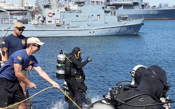 Exercise SEA BREEZE RCN Clearance Divers