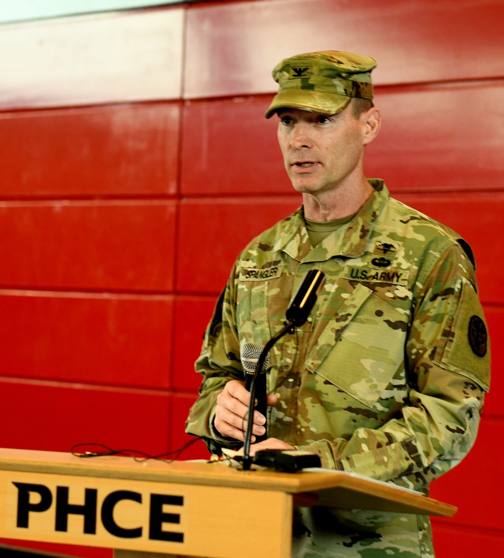 Public Health Command Europe Change of Command Ceremony