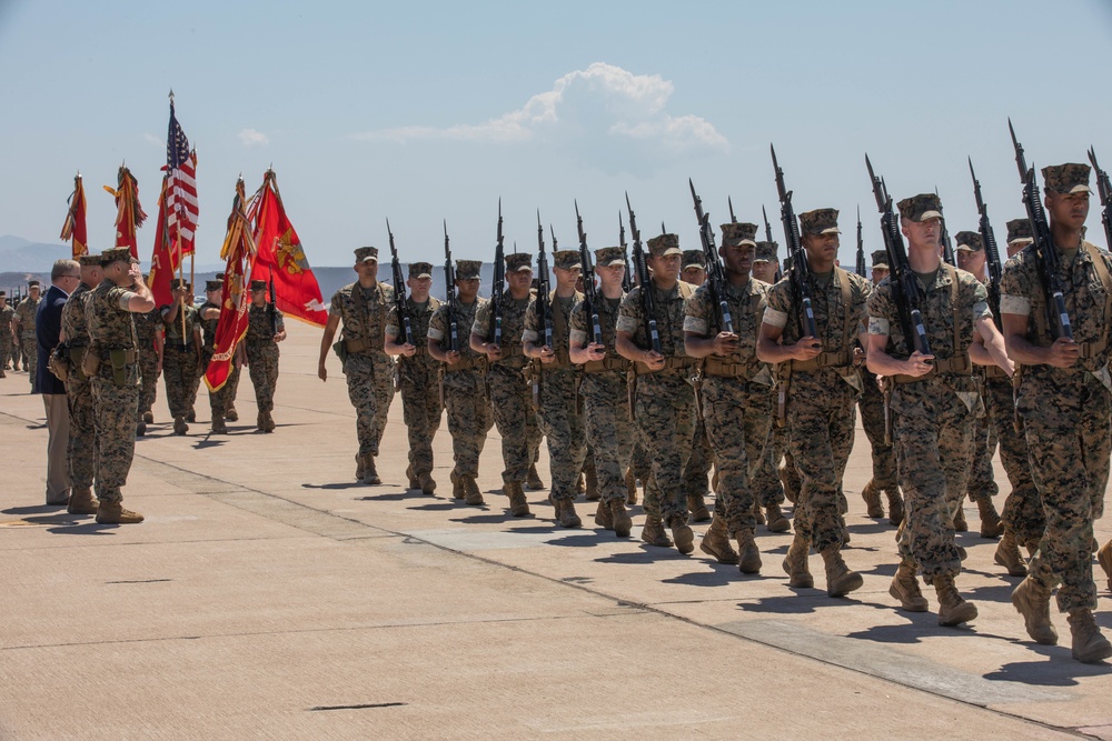 MAG-11 Change of Command