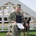 Navy Working Dog Receives Coast Guard Award