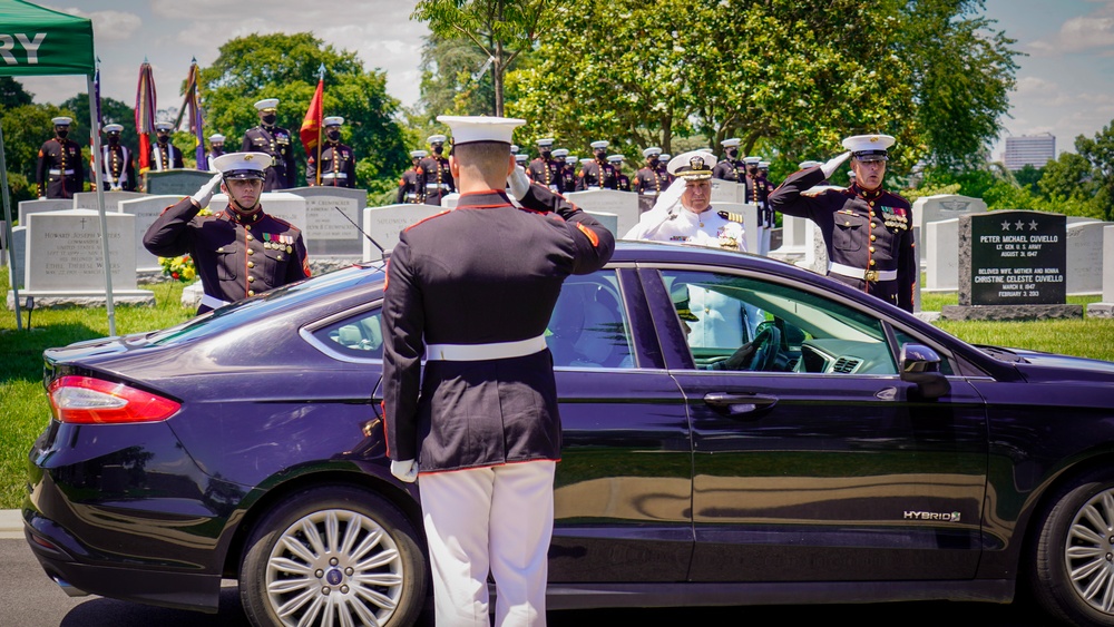 Marines Conduct Full Honors Funeral for Senator Warren