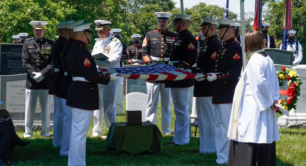 Marines Conduct Full Honors Funeral for Senator Warren