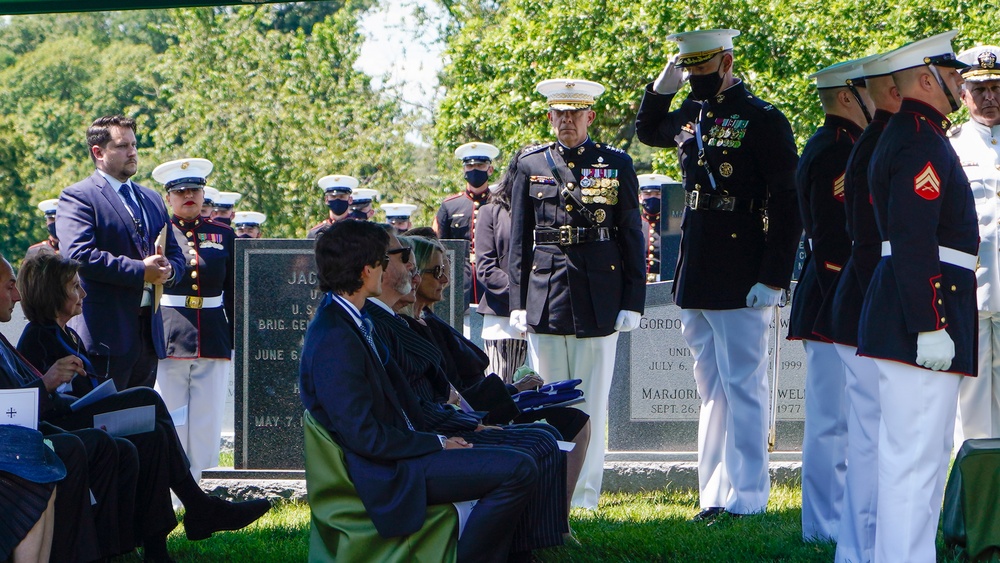 Marines Conduct Full Honors Funeral for Senator Warren