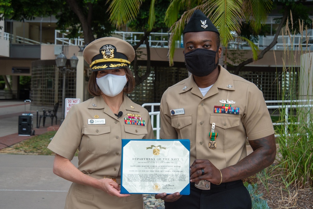 NMRTC San Diego Sailor Receives Navy and Marine Corps Achievement Medal