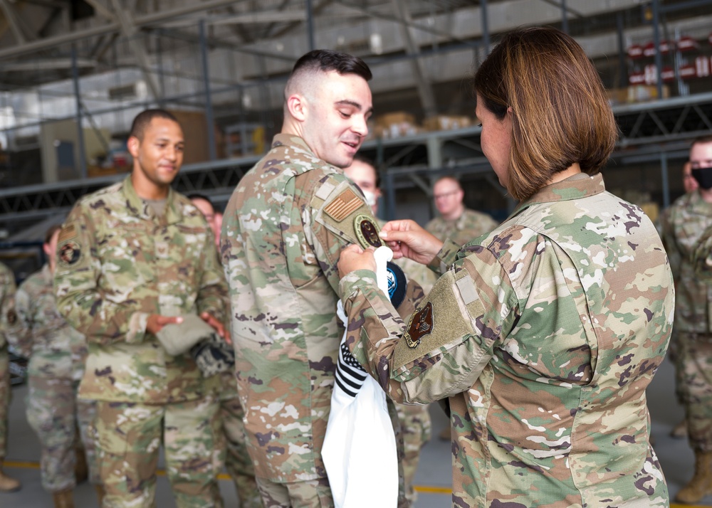 CMSAF visits Team Edwards