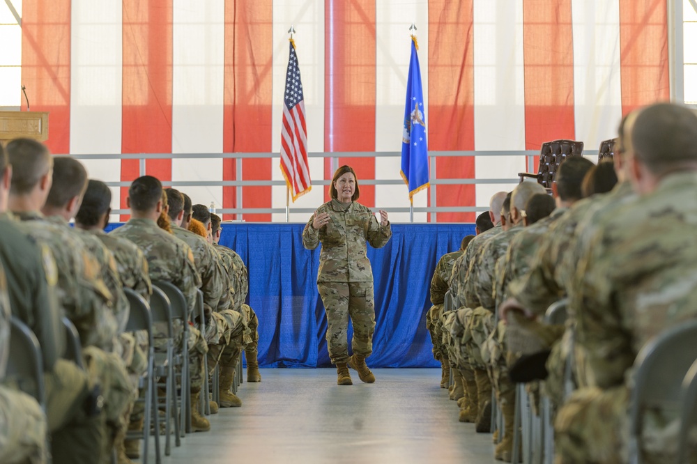CMSAF visits Team Edwards