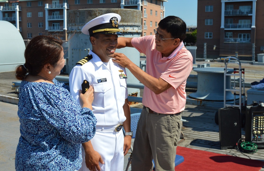 Naval Museum hosts a promotion ceremony
