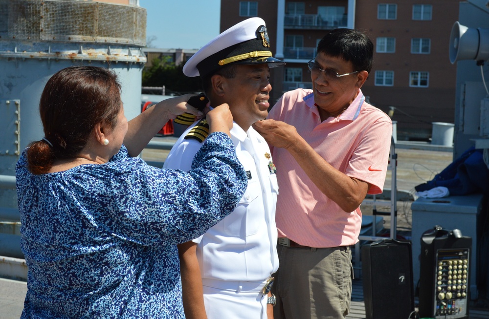 Naval Museum hosts a promotion ceremony