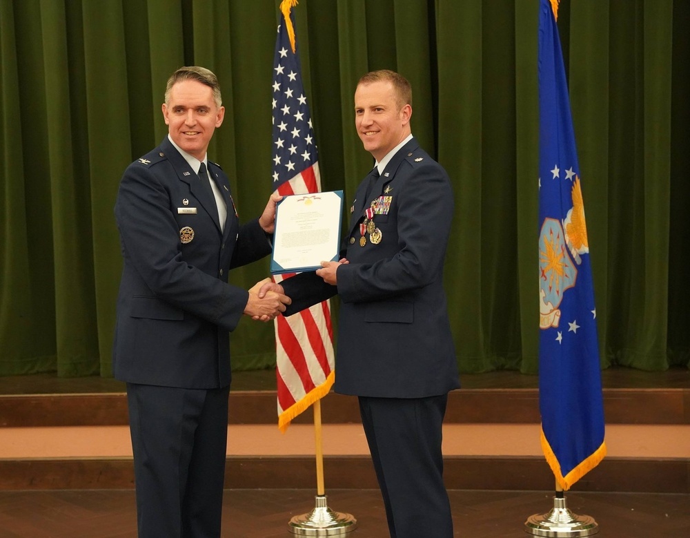 33rd Network Warfare Squadron holds change of command ceremony