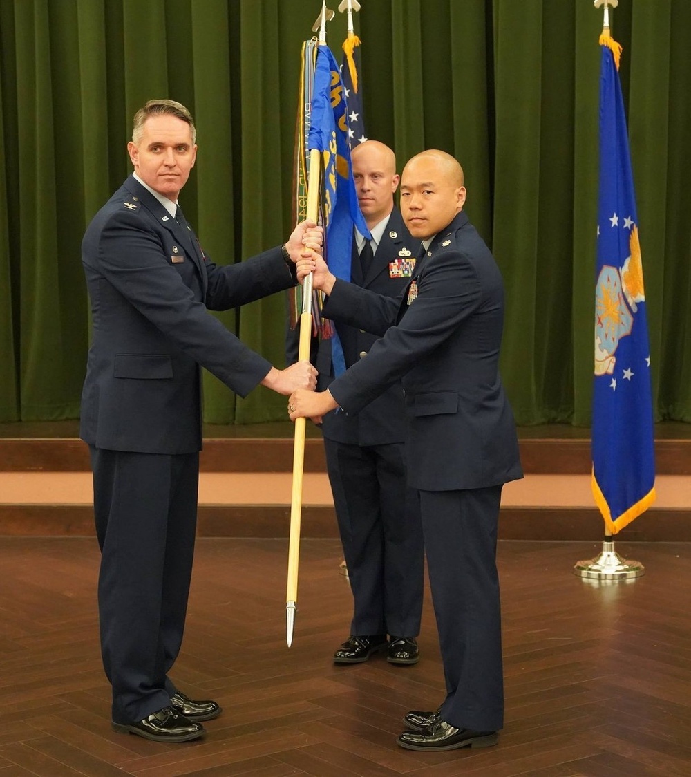 33rd Network Warfare Squadron holds change of command ceremony