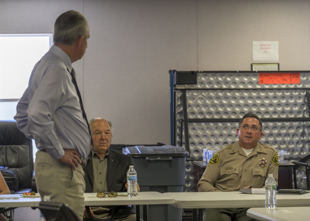 Air Force, local leaders address traffic safety around Plant 42