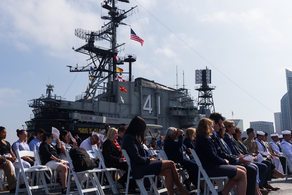 Service members become citizens during all-military naturalization ceremony