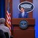 Pentagon Press Secretary John F. Kirby briefs the press