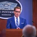 Pentagon Press Secretary John F. Kirby briefs the press