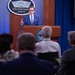 Pentagon Press Secretary John F. Kirby briefs the press