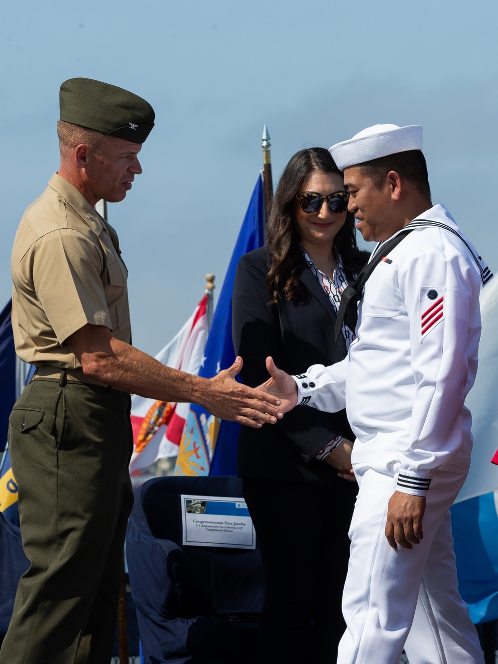 Service members become citizens during all-military naturalization ceremony