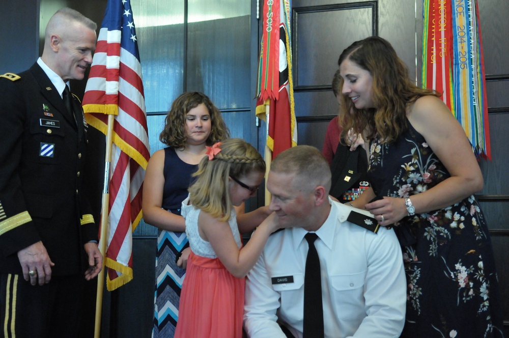 LTC Timothy Davis Promotion Ceremony