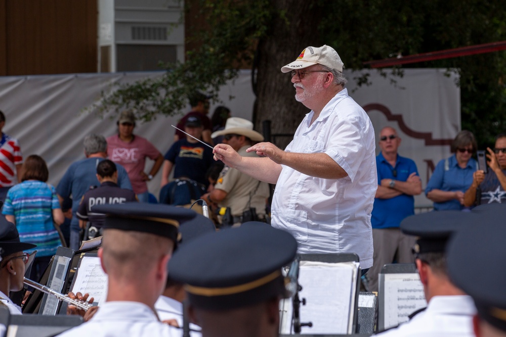 “Fort Sam’s Own” 323d Army Band and 313th Army Band perform at The Alamo