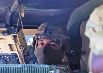 MG Laura Yeager visits bilateral Fire Direction Center Yausubetsu Training Area June 28