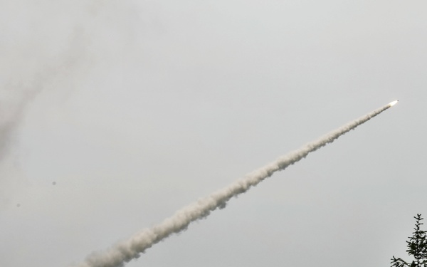 U.S. Army HIMARS and JGSDF MLRS live fire at Yausubetsu Training Area during exercise Orient Shield 21-2