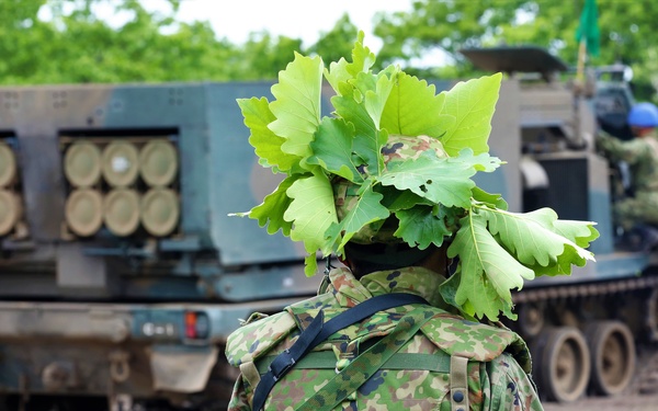 U.S. Army HIMARS and JGSDF MLRS live fire at Yausubetsu Training Area during exercise Orient Shield 21-2