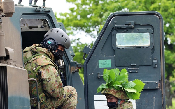 U.S. Army HIMARS and JGSDF MLRS live fire at Yausubetsu Training Area during exercise Orient Shield 21-2