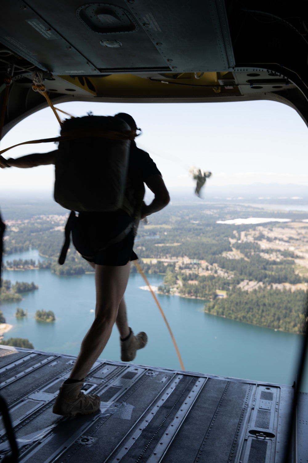 75th Ranger Regiment During the &quot;Hollywood Jump&quot;