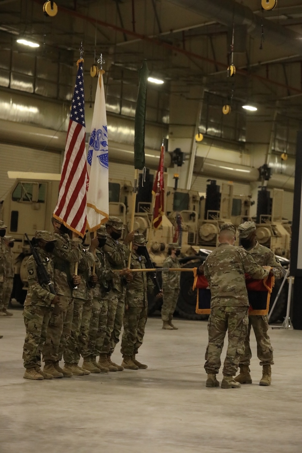 3rd Division Sustainment Brigade Transfer of Authority Ceremony