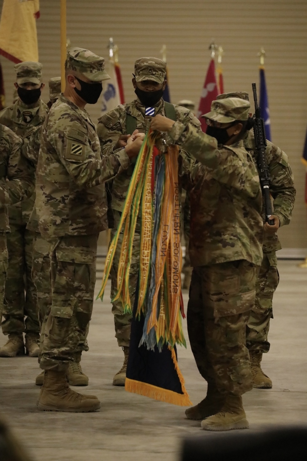 3rd Division Sustainment Brigade Transfer of Authority Ceremony