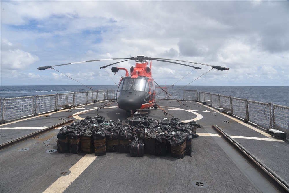 USCGC Thetis returns to homeport following a 47-day patrol to Caribbean Sea and Eastern Pacific Ocean