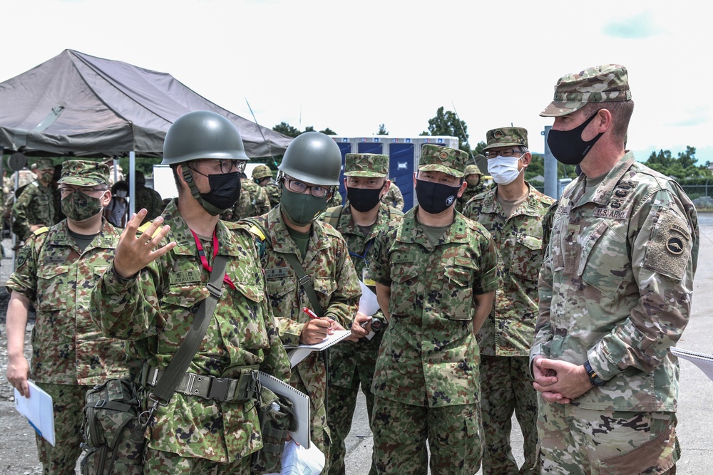 U.S. Army Japan Commanding General visits Aibano Training Area during Orient Shield 21-2