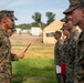 U.S. Marines Get Promoted During Sea Breeze 21